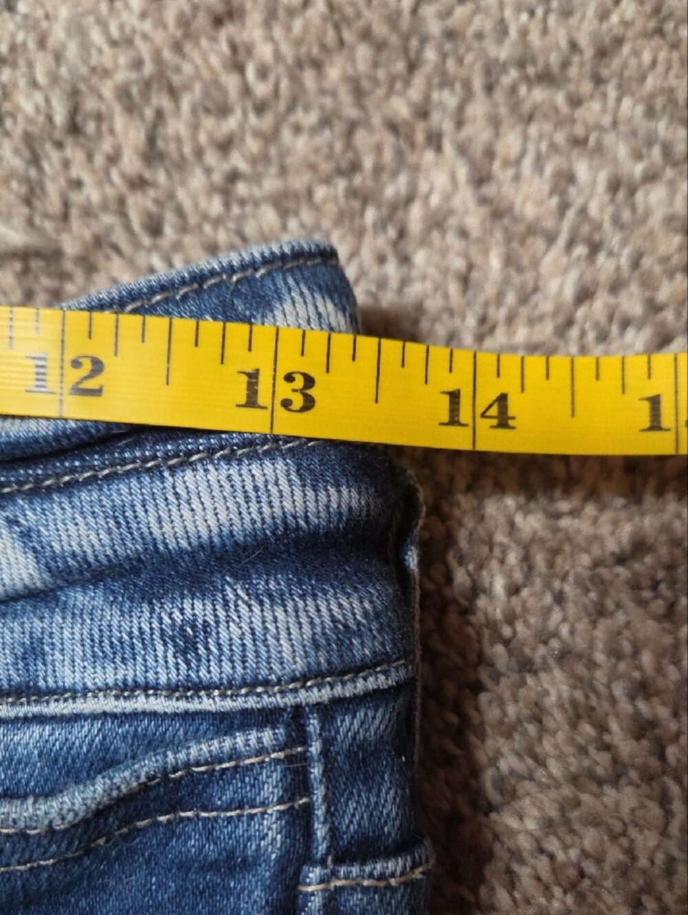 KanCan Dark Blue Distressed Flare Jeans - Picture 9 of 11